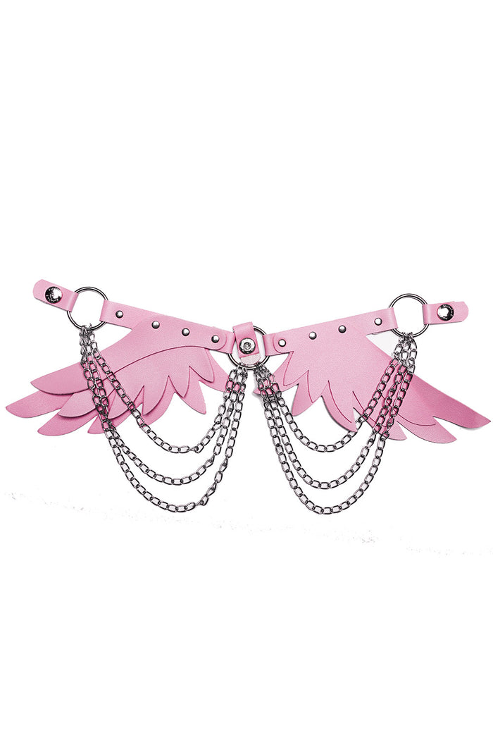kawaii goth chain harness