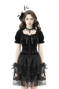 womens gothic crop top by dark in love