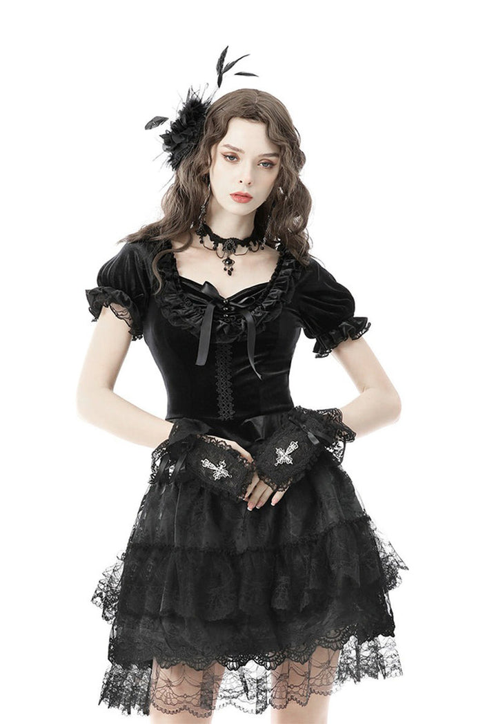 lace-up back corset top