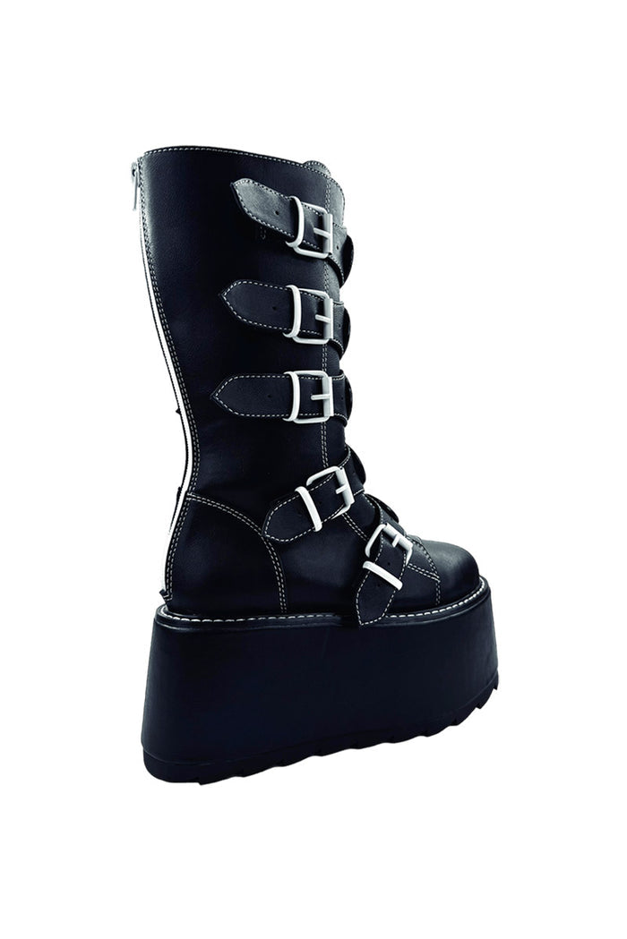 black cat goth shoes