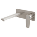 Phoenix Arlo Wall Basin/Bath Mixer Set 180mm Brushed Nickel - The Blue Space