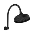 Phoenix Cromford High Rise Shower Arm And Rose 210mm Matte Black 134-5302-10 - The Blue Space