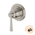 Phoenix Cromford Shower / Wall Mixer Fit Off Kit Brushed Nickel 134-2805-40-1 - The Blue Space