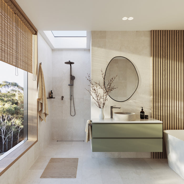 Phoenix Kusabi SwitchMix Shower / Wall Mixer - Brushed Carbon