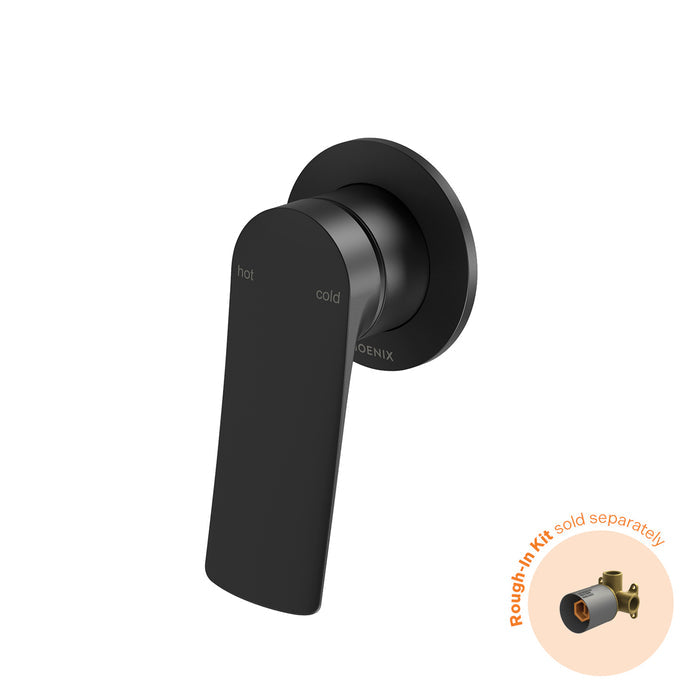 Phoenix Kusabi Switchmix Shower Wall Mixer Fit Off Kit - Matte Black 138-2805-10-1 - The Blue Space