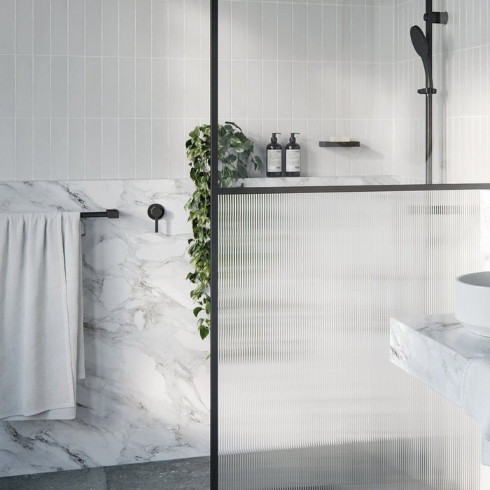 Lifestyle Phoenix Lexi Mkii Switchmix Shower Wall Mixer - Matte Black 123-2800-10 - The Blue Space