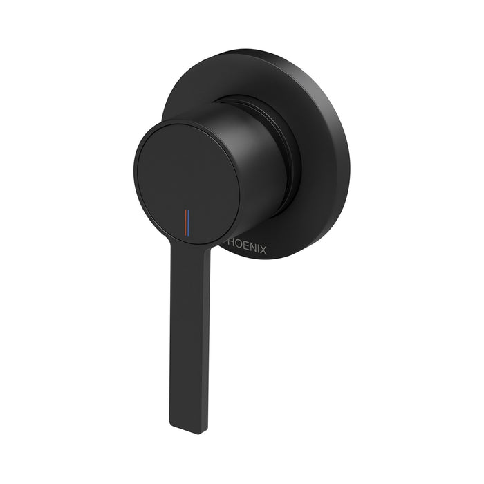 Phoenix Lexi Mkii Switchmix Shower Wall Mixer Fit Off Kit Only - Matte Black 123-2805-10-1 - The Blue Space