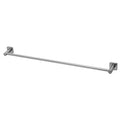 Phoenix Radii SS 316 Single Towel Rail Square Plate 800mm RS803-51 - The Blue Space