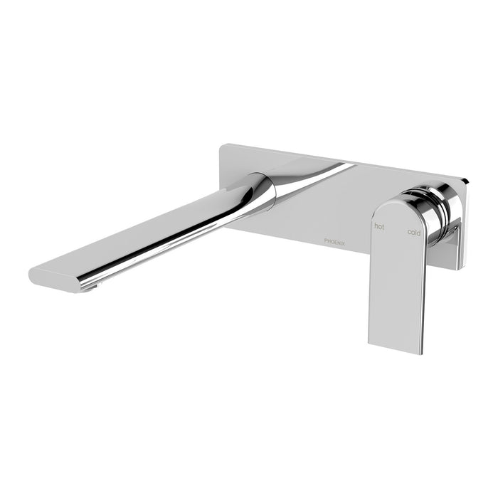 Phoenix Teel SwitchMix Wall Basin / Bath Mixer Set 200mm Chrome (Complete Kit) 118-2810-00-1-KIT - The Blue Space