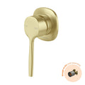 Phoenix Switchmix Shower Wall Mixer Fit Off Kit Only - Brushed Gold 139-2805-12-1 - The Blue Space