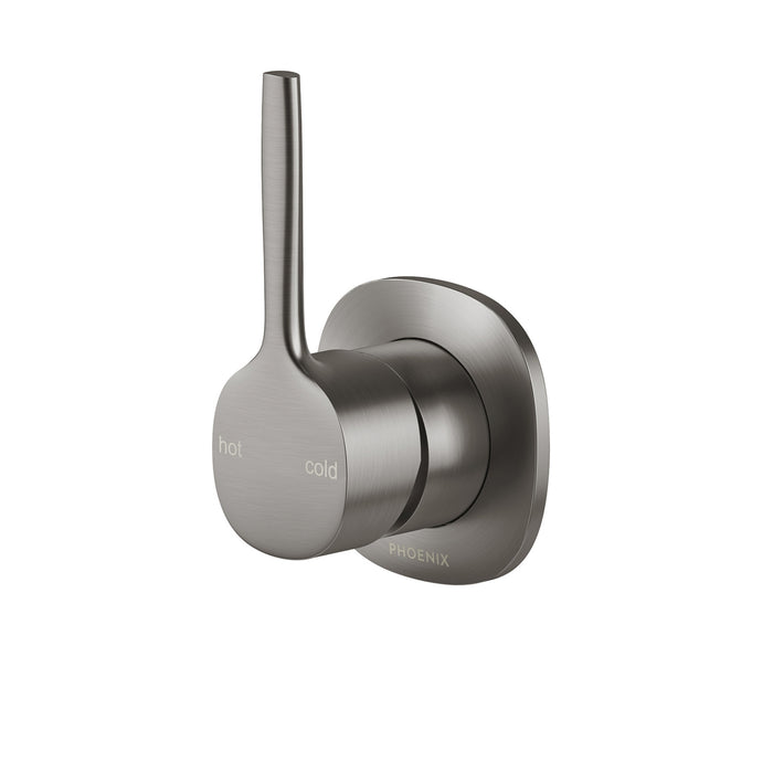 Phoenix Switchmix Shower Wall Mixer Pin Up Complete Kit - Brushed Carbon 139-2801-31-1 - The Blue Space