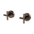 Phoenix Vivid Slimline Plus Wall Top Assemblies - Brushed Bronze 119-0600-24-1 - The Blue Space
