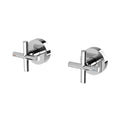 Phoenix Vivid Slimline Plus Wall Top Assemblies 15mm Extended Spindles - Chrome online at The Blue Space