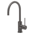 Phoenix Vivid Slimline Sink Mixer 160mm Gooseneck in Brushed Carbon - The Blue Space
