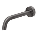 Phoenix Vivid Slimline Wall Basin Outlet 180mm Curved in Brushed Carbon - The Blue Space