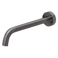 Phoenix Vivid Slimline Bath Outlet 230mm Curved in Brushed Carbon - The Blue Space