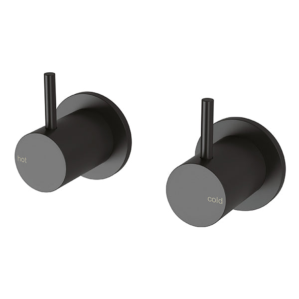 Phoenix Vivid Slimline Wall Top Assemblies - Matte Black