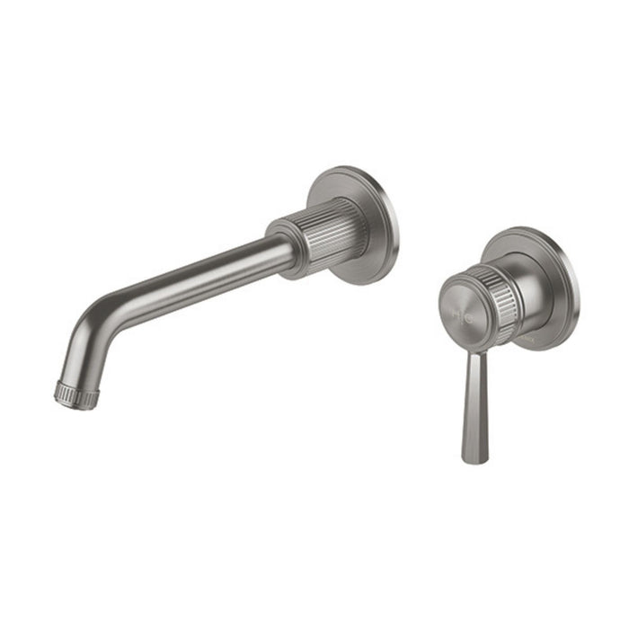 Phoenix Wiltern SwitchMix Wall Basin / Bath Mixer Set 190mm (Fit-Off Kit Only) - Brushed Carbon 144-2812-31-1 - The Blue Space