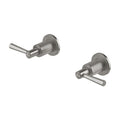 Phoenix Wiltern Wall Top Assemblies Extended Spindles 15mm - Brushed Carbon 144-0671-31-1 - The Blue Space