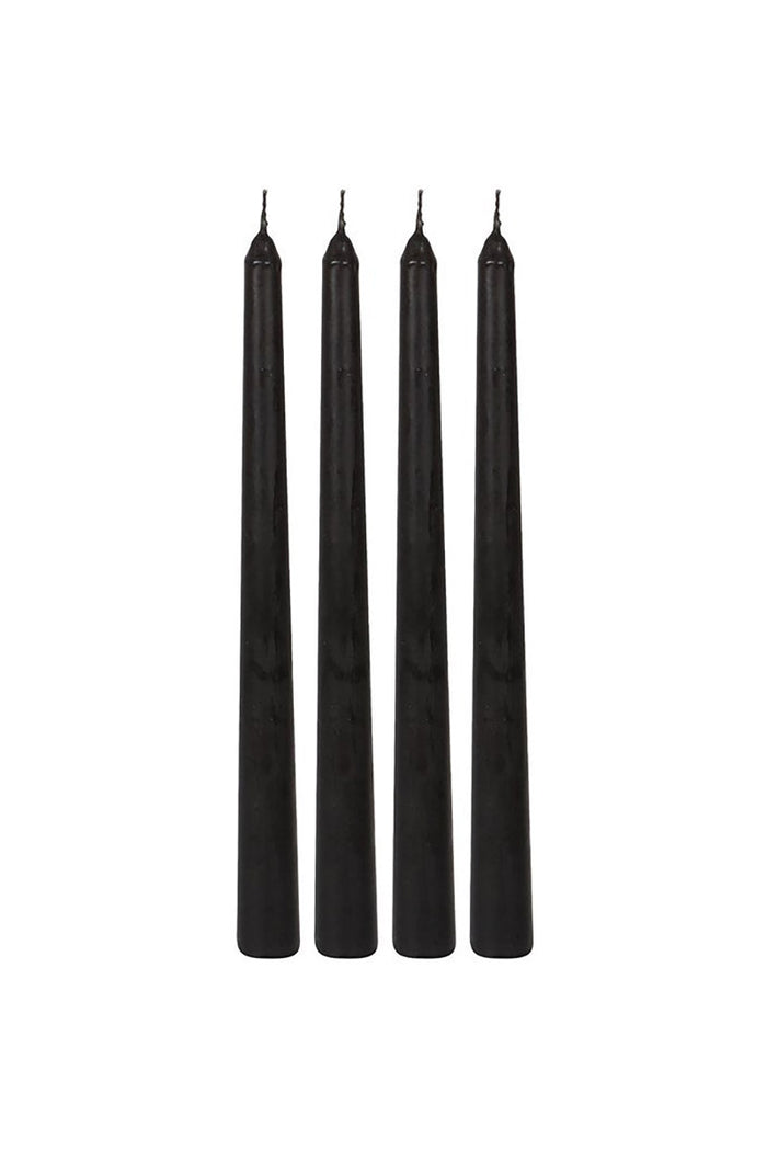 10 inch tall black and pink pastel goth candle set for candelabra