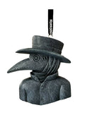 Plague doctor mask ornament with a white background