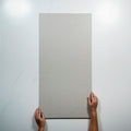 With Hand Plastra Smooth Clay Matte Porcelain Tile 450 x 900mm RIGCLASM2 - The Blue Space