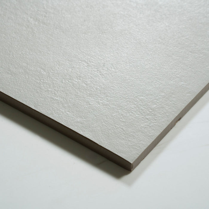 Oblique Plastra Smooth White Matte Porcelain Tile 450 x 900mm RIGCLOSM2 - The Blue Space