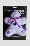 creepy cute embroidered monster keychain