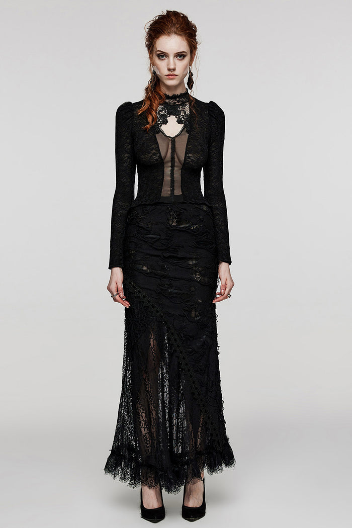 plunging neckline top