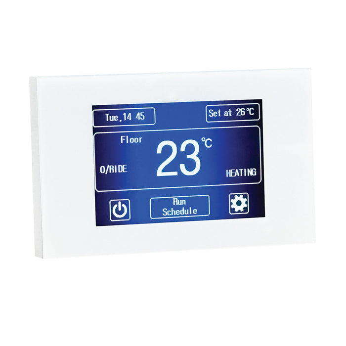 Radiant Premium UNIVERSAL Touch Screen Timer White -Vertical or Horizontal Orientation