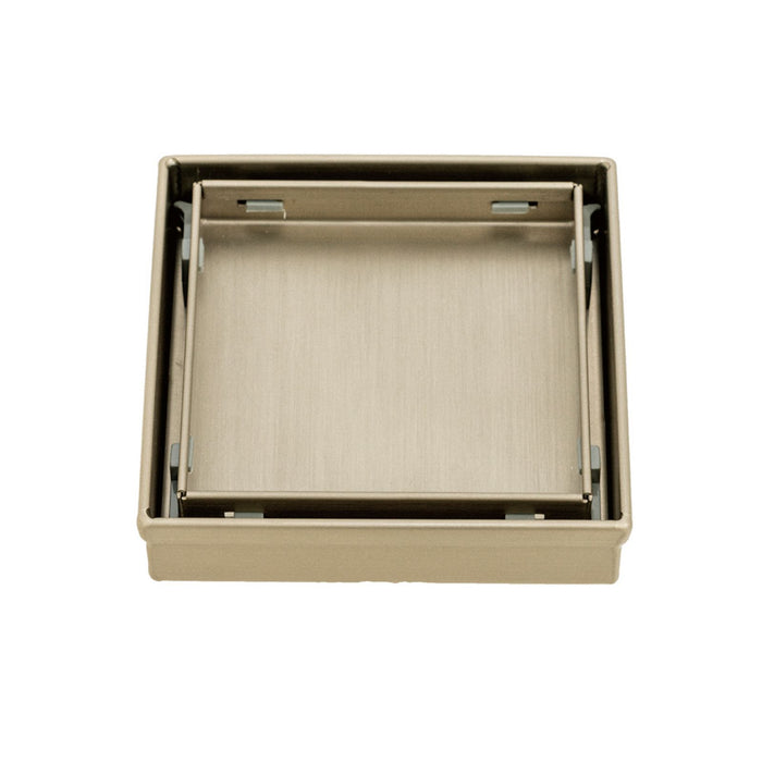 Radiant Square Tile Insert Shower Grate - The Blue Space