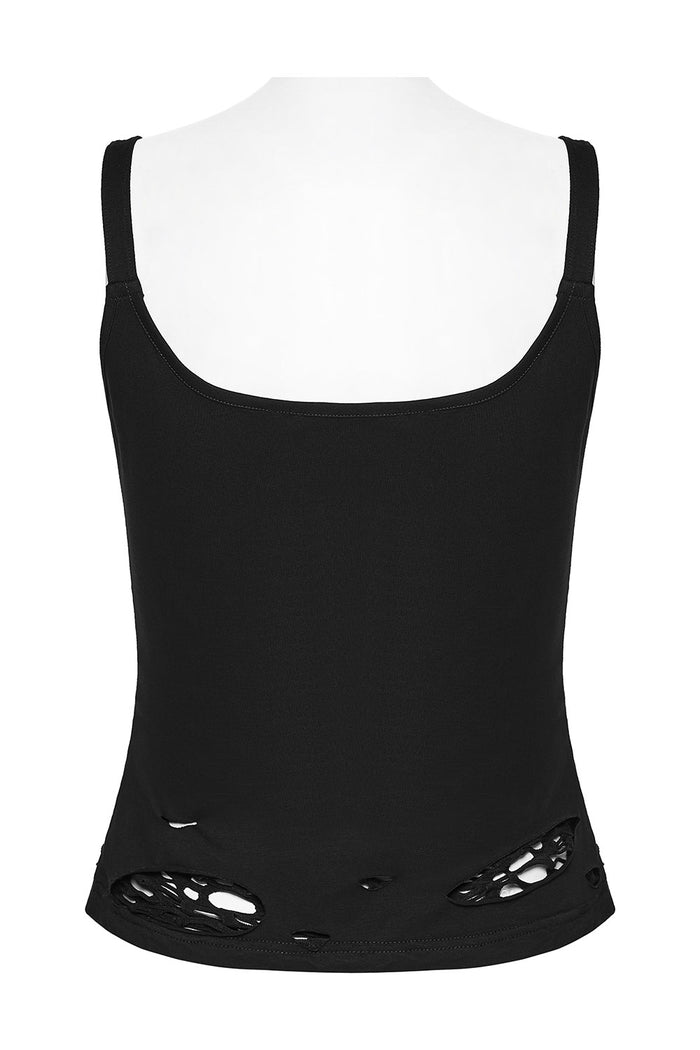 fishnet tank top by punk rave