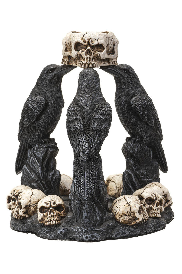 Raven Backflow Incense Burner