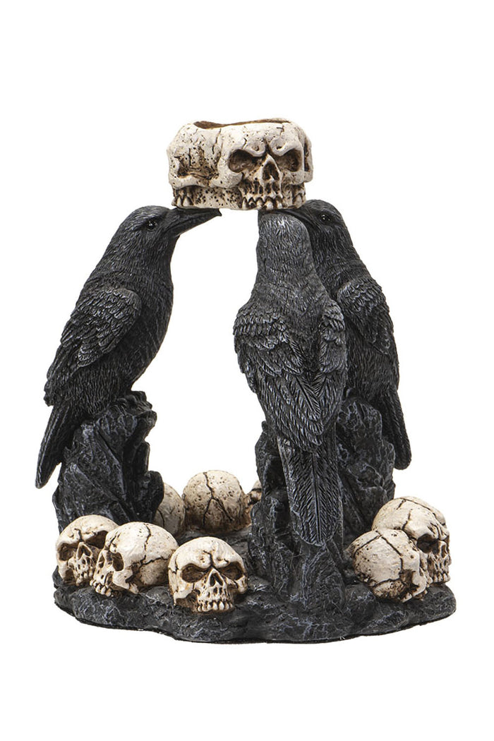 Raven Backflow Incense Burner