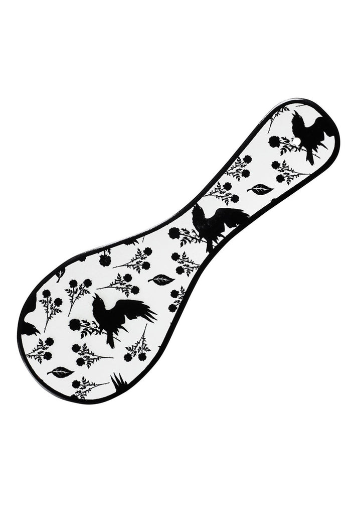 raven spoon rest by alchemy england