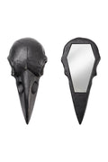 raven shaped hand mirror