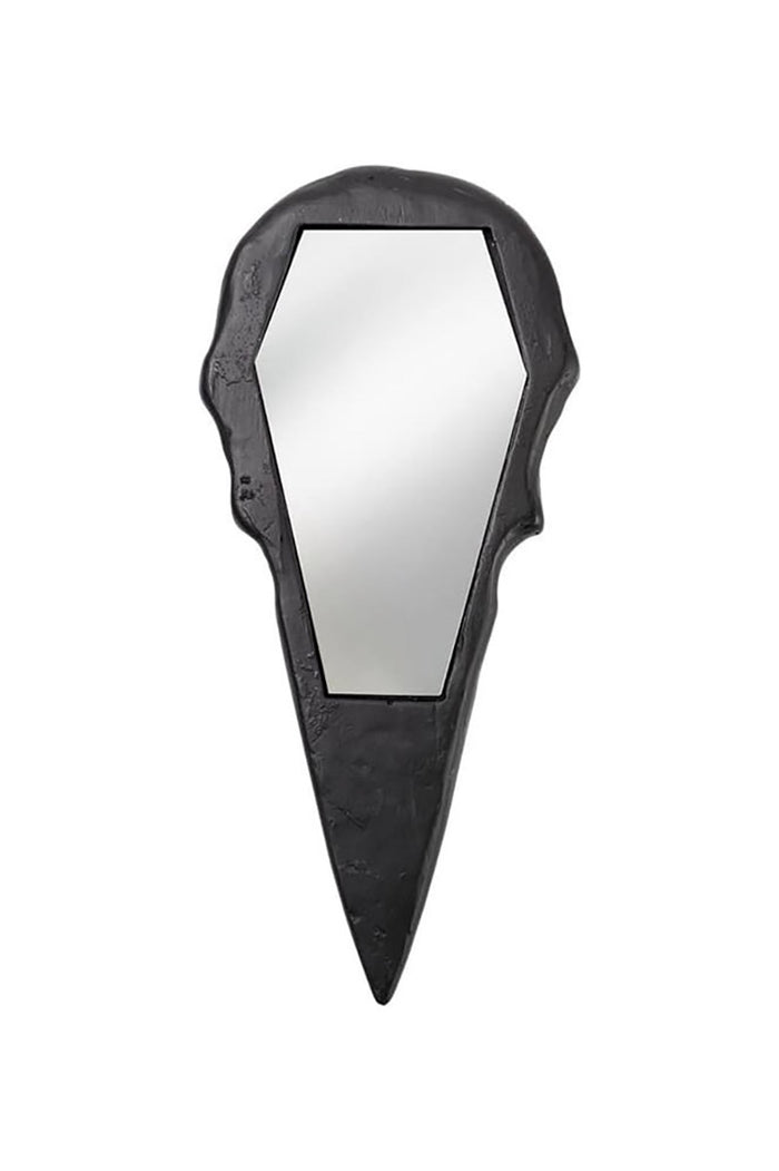 raven shaped hand mirror by alchemy