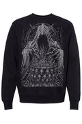 gothic grim reaper heavy metal sweater