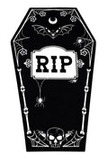 coffin shaped gothic rug for indoors