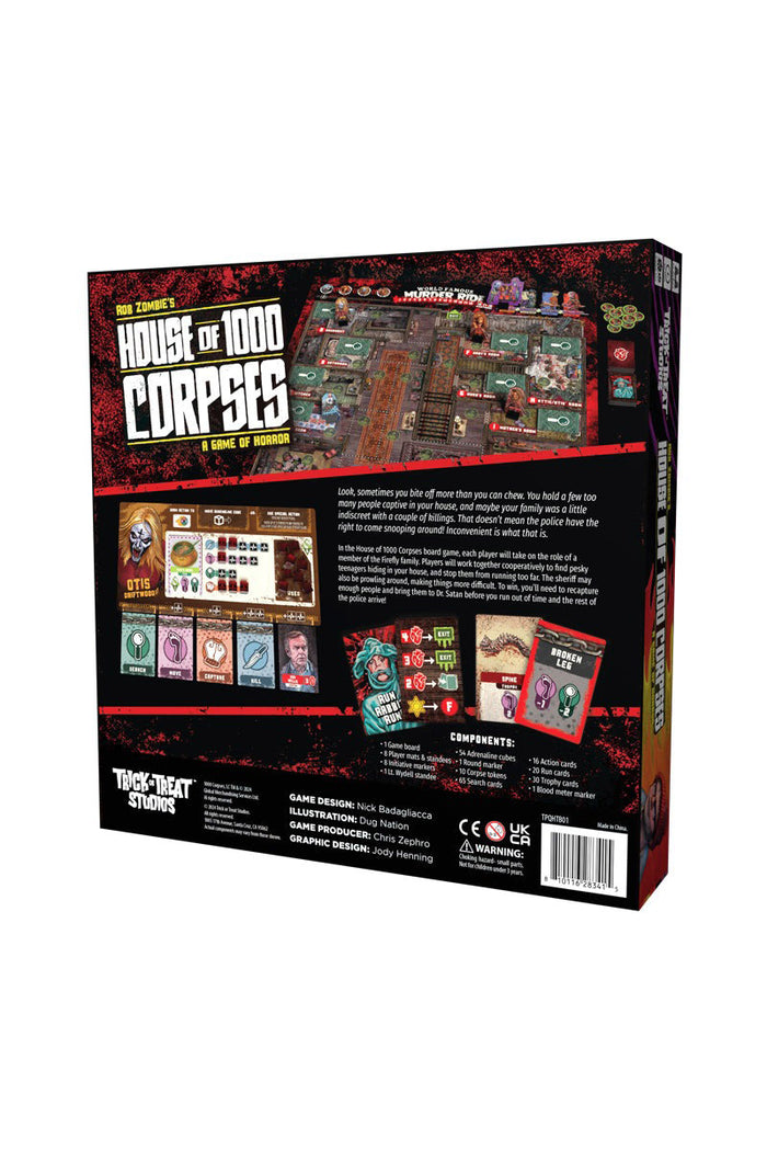 rob zombie board game box