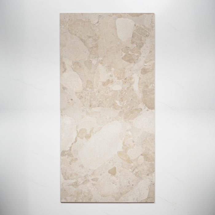 Faces Roccia Beige External Porcelain Tile P4 600 x 1200mm MATSBEN3 - The Blue Space
