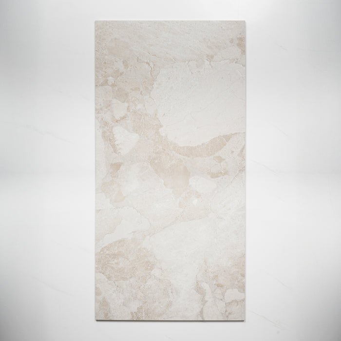 Single no Hand Roccia White Lappato Porcelain Tile P4 600 x 1200mm MATSWHN2 - The Blue Space