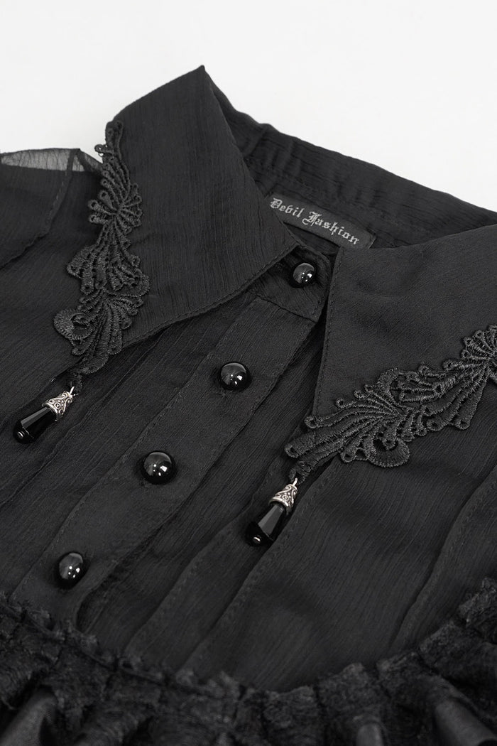 gothic cross blouse