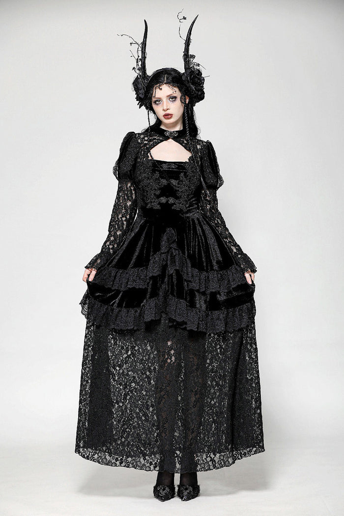 chest keyhole cutout hollow out dress