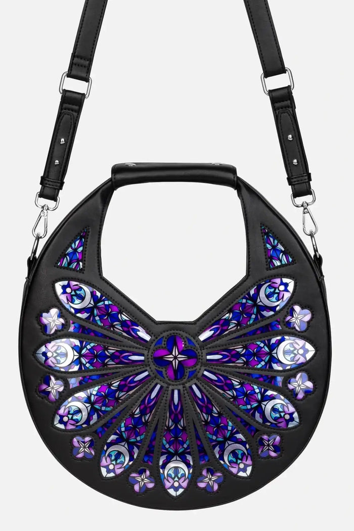 gothic cathedral stained glass window bag