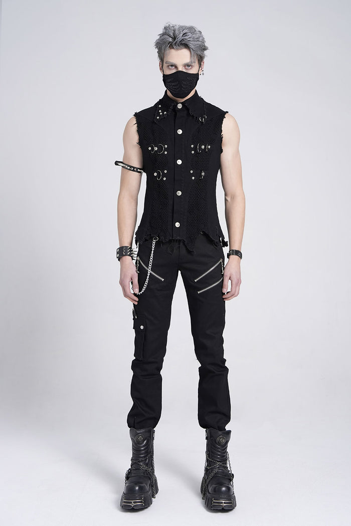 mens punk tank top