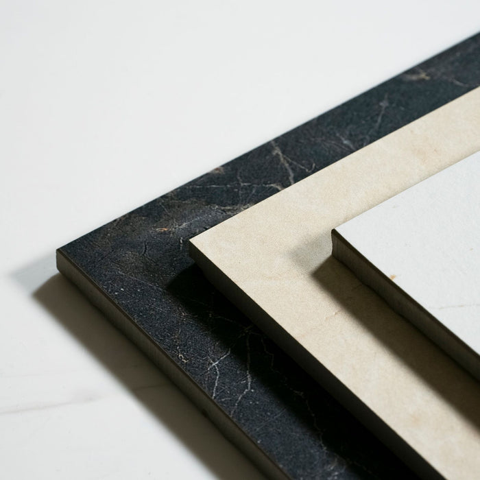 Variations Sereno Black Marble Grain Honed Porcelain Tile 600 x 600mm SEGNEH1 - The Blue Space
