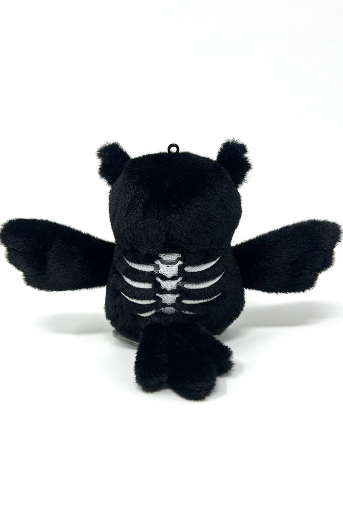 skeleton owl keychain plushie stuffed animal