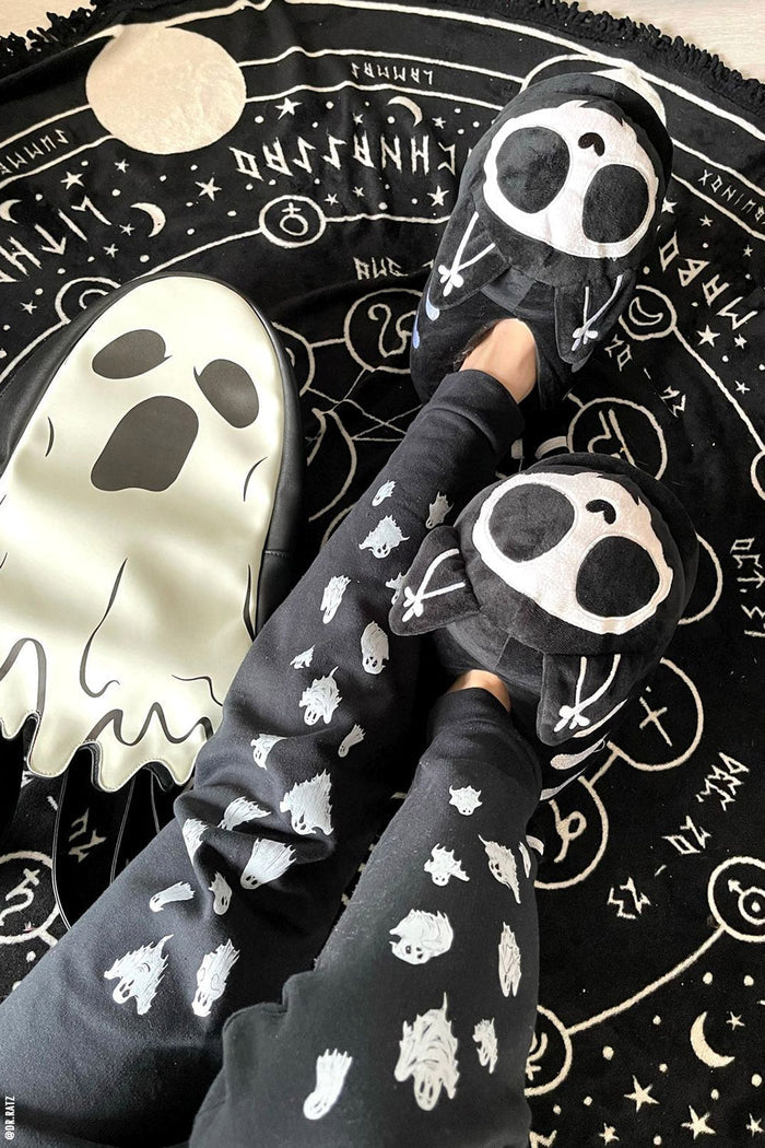 Skelekitty Slippers [DEFECTIVE/CLEARANCE]