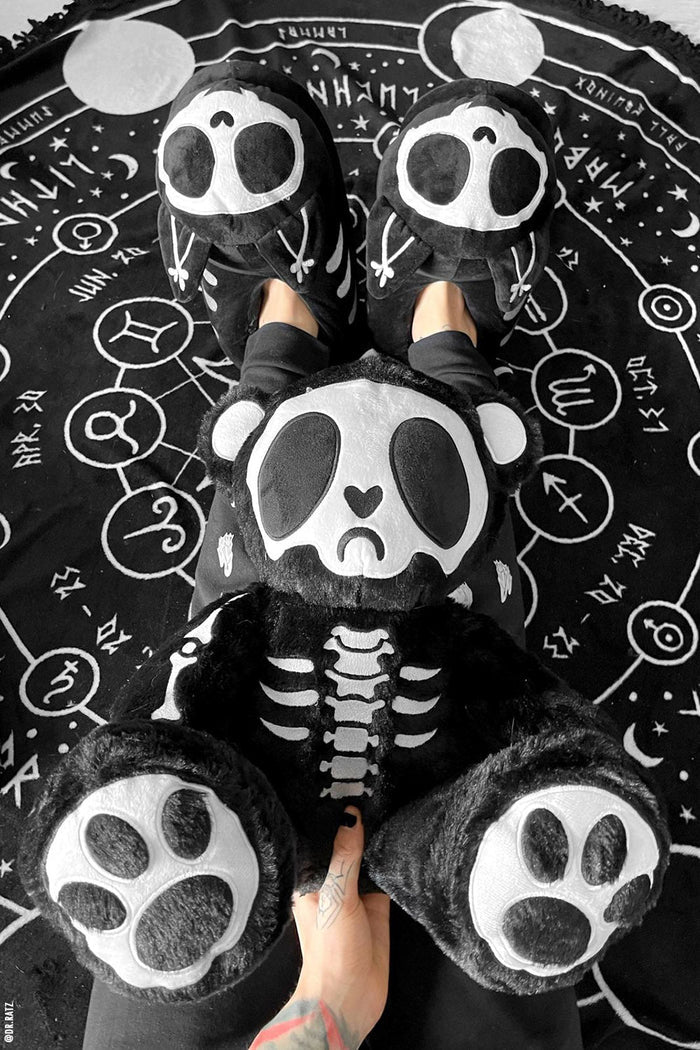 Skelekitty Slippers [DEFECTIVE/CLEARANCE]